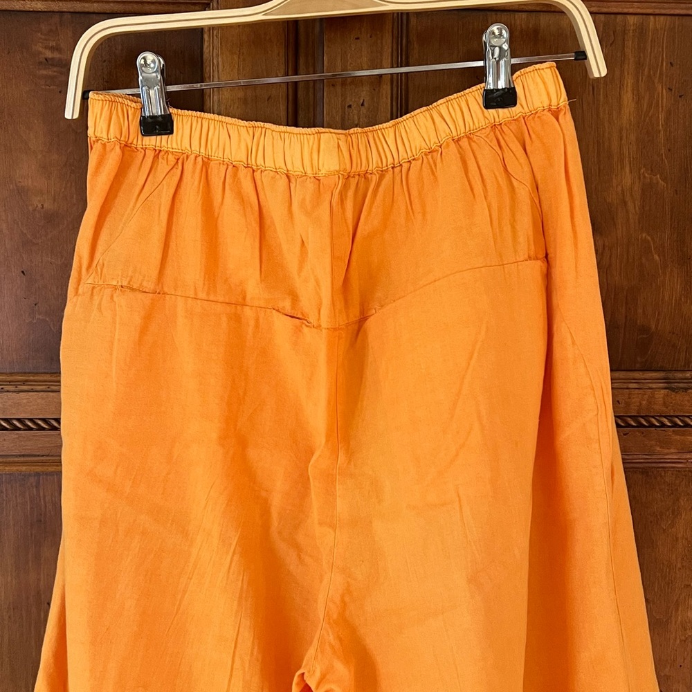 Free People Orange Wide Leg Pants - Picture 6 of 16